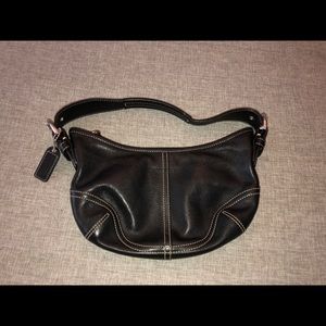 Vintage black coach purse